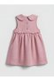 Lcw Baby Pink Peter Pan collar Baby Girl Dress and T-Shirt - 3