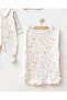 Desire Patterned Self-Gloved 3-Piece Organic Hospital Discharge Set for Newborns - 7