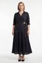Women's Black Summer Belt with Elastic Waist and Special Accessories Top and Bottom Set