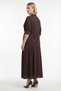 Women's Brown Summer Belt with Elastic Waist and Special Accessories Top and Bottom Set - 4