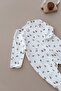 Pear Printed Calmy Series Self-Patched Zippered Jumpsuit - 2