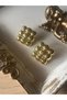Mng Square Steel Earrings