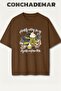 Building Special Design Printed Premium Oversized Cotton T-Shirt