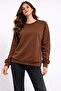 Women's Sweatshirt Basic Crew Neck Basic Sweatshirt - 2