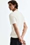 Slim Fit Knitted T-shirt - 4
