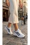 White Silver Women's Casual Sports Shoes