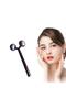 Metal Facial Massager Face Yoga Guasha 3D Roller Graston Apparatus Black Color