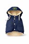 Small Breed - Navy Blue Plush-Lined Hooded Dog Coat – the Most Preferred Winter Model - 4