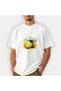 Unisex Crew Neck Design Tshirt with Tennis Ball Image - 2