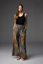 Viscose Patterned Dressing Gown, Athlete Pants, 3-Piece Set Bm-1849 - 3