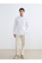 White Regular Fit Men's Shirt from Giyçık Store - 2
