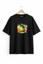 Unisex Crew Neck Design Tshirt with Tennis Ball Image - 3