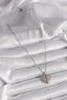 316L Steel Silver Color Chain Zircon Stone Heart Model Women's Necklace - 2
