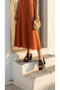 High Platform Wedge Heel Single Strip Skin Summer Women's Slippers Sandals Shoes - 8