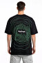 Men's Crew Neck Printed Short Sleeve T-Shirt Streetwear Casual Basic Cotton Pack T-Shirts - Black - 2