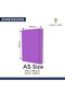 Legacy A5 Hard Cover Notebook, 240 80gsm Ruled Pages - Lilac Cover - 4