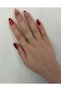 Diva Charm Minimalist Two-Row Adjustable Ring with Clover Motif - 4
