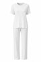 Knitted Viscose Crew Neck Short Sleeve Pajama Set Bm-1769 - 3