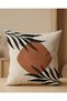 Bohemian Style Earth Tones Geometric Patterned Set of Cushion Cover of 4 - 5