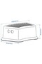 Bathroom Non-Slip Base Children's Step Stool 37X13 cm Plastic Bathroom Stool White Step Stool - 4