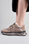 Pira Thick Sole Sports Shoes Beige - 4