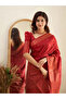 Red Soft Silk Saree - MAF3062 | Red - 3