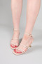 Isla Patent Leather Stiletto Heel U Shoes Ten - 3