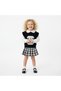 Girls' 3-Piece Set with Scarf, Shirt, Sweater and Skirt - 4