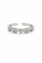 Adjustable Steel Ring with Zircon Stone