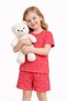 Unisex Kids Plush Textured Terry Cloth Pajama Set Soft Breathable Summer Shorts Set