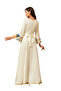 Zahra Embroidered Velvet-Touch Maxi - 3