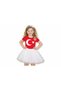 Girls' Turkish Flag T-Shirt, Tutu Skirt Combination, April 23 October 29 Event Performance Outfit - 2
