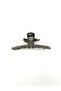 Stoned Smoked Color Metal Hair Clip