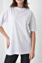 Acacia Women's 100% Cotton White Basic Round Neck T-Shirt - 7