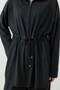Zippered Modal Sweatshirt Set Black - 4