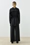 Zippered Modal Sweatshirt Set Black - 6