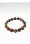 Hematite Stone Brown Obsidian Men's Bracelet – Natural Stone Combination Bracelet - 4