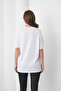 Acacia Women's 100% Cotton White Basic Round Neck T-Shirt - 8