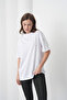 Acacia Women's 100% Cotton White Basic Round Neck T-Shirt - 2