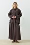 Kün Skirted Suit Brown - 6