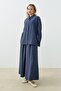 Kün Skirted Suit Navy Blue