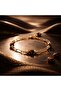 Cube Cut Tiger's Eye Stone Steel Bracelet – Natural Stone Unisex Bracelet - 7