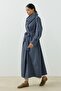 Avèlia Trench Coat Indigo