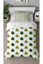 Avocado Fruit Şirin Patterned Digital Print Pieces Specially Designed Bed Sheet Stylish Single Stylish Duvet Cover Set