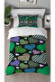 Heart Love Affection Patterned Specially Designed with Digital Print Pieces Bed Sheet Sız Single Stylish Duvet Cover Set