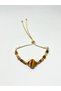 Tiger's Eye Natural Stone Steel Bracelet – Unisex Special Design Men's and Women's Bracelet - 4