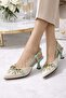 Deni Linen Stylish Open-Back Shoes 6.5 cm - 3