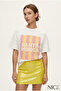 Women's Oversized T-Shirt Bear Printed – Crew Neck, 100% Cotton Compact T-Shirt - 6
