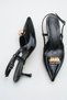 Women's high heel shoes - 5 cm Stiletto Heel pointed toe women's stiletto shoes patent leather black