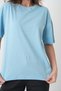 Women's Blue-Black Cotton Pack Crew Neck T-Shirt Pocketed Jogger Pants Top and Bottom Set - 7